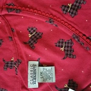 Scotty Dog L/XL 100% Cotton Sleepshirt